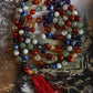 Timeless seven chakra Jaap Mala with natural crystal energy beads