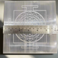 Selenite square plate with Shree Yantra for spiritual healing