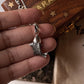 Unisex Machli pendant necklace in sterling silver