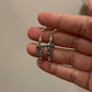 925 Sterling Silver Handcrafted Tribal Rawa Mandali Earrings