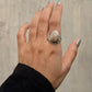 925 Sterling Silver Pear Jasper Handcrafted Ring