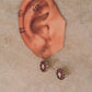 925 Sterling Silver Antique Pink Kundan Meenakari Earrings