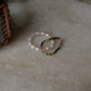 Natural Crystal Stretchy Fresh Water Pearls & Multi Tourmaline Rings