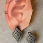 925 Sterling Silver Tribal Handcrafted Rawa Earrings