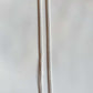 Stylish curb minimal silver chain with elegant, smooth design