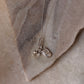 925 Sterling Silver Flip Mobile Phone, White Topaz North Star and Silver Bead With Italian Rectangular Charm Connector