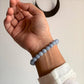 Angelite 8MM Bracelet for Calm and Balance