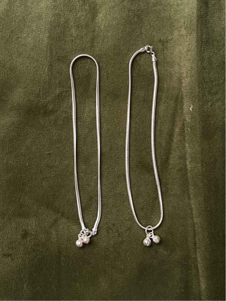 Chunky Flat Snake Chain 925 Sterling Silver Daily Wear Anklet