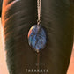 925 Sterling Silver Labradorite Evil Eye Handcrafted Necklace