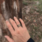 925 Sterling Silver Wire Wrap Heart Handcrafted Band Ring