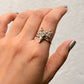925 Sterling Silver Antler Moonstone Ring