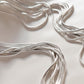 Sleek and refined snake silver chain with smooth, continuous links