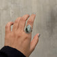 925 Sterling Silver Pear Jasper Handcrafted Ring