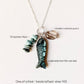 925 Sterling Silver Labradorite Fish, Turquoise Chips & Golden Rutilated Quartz Handcrafted Necklace