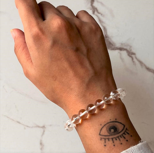 Clear Quartz Natural Crystal Bracelet 8MM