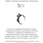 925 Sterling Silver Forest Boho Enchantment (Hedgehog, Mushroom) Ring