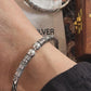 Elegant Leg Kada - Design 2 in Sterling Silver