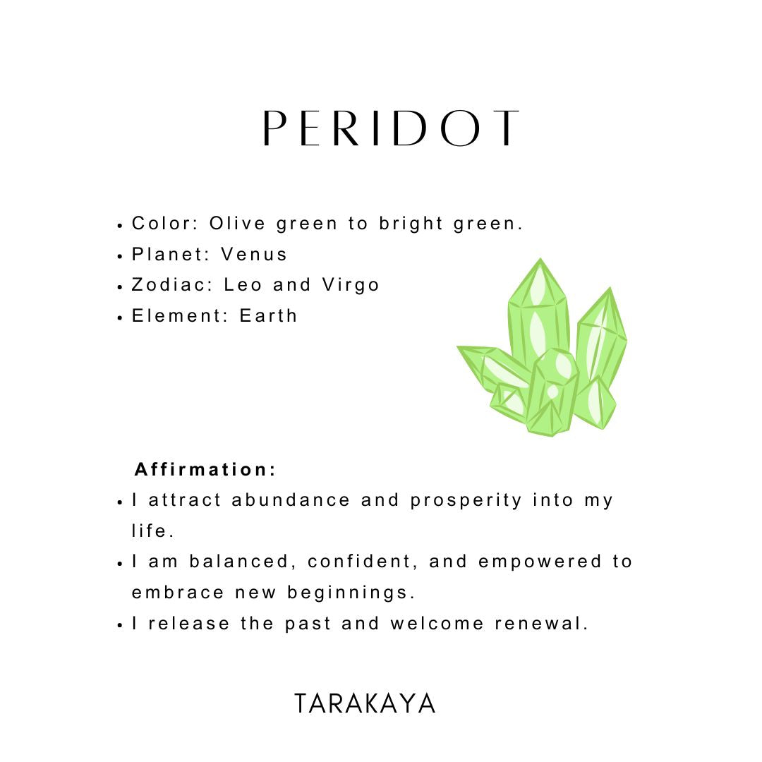 Peridot gemstone for creative look
