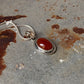 925 Sterling Silver Carnelian Oval Handcrafted One of a Kind Statement Pendant