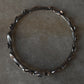 Blue topaz gemstone artisan sterling silver 925 statement bangle