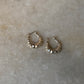 925 Sterling Silver Chunky Italian Disco U Hoops Earrings