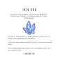 Iolite crystal for modern look