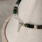 925 Sterling Silver African Turquoise Flat Fresh Water Pearls Bracelet