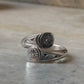 925 Sterling Silver Bohemian Hill Tribe Handcrafted Adjustable Ring