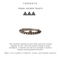 925 Sterling Silver Teen Teekona Boho Band Stackable Ring