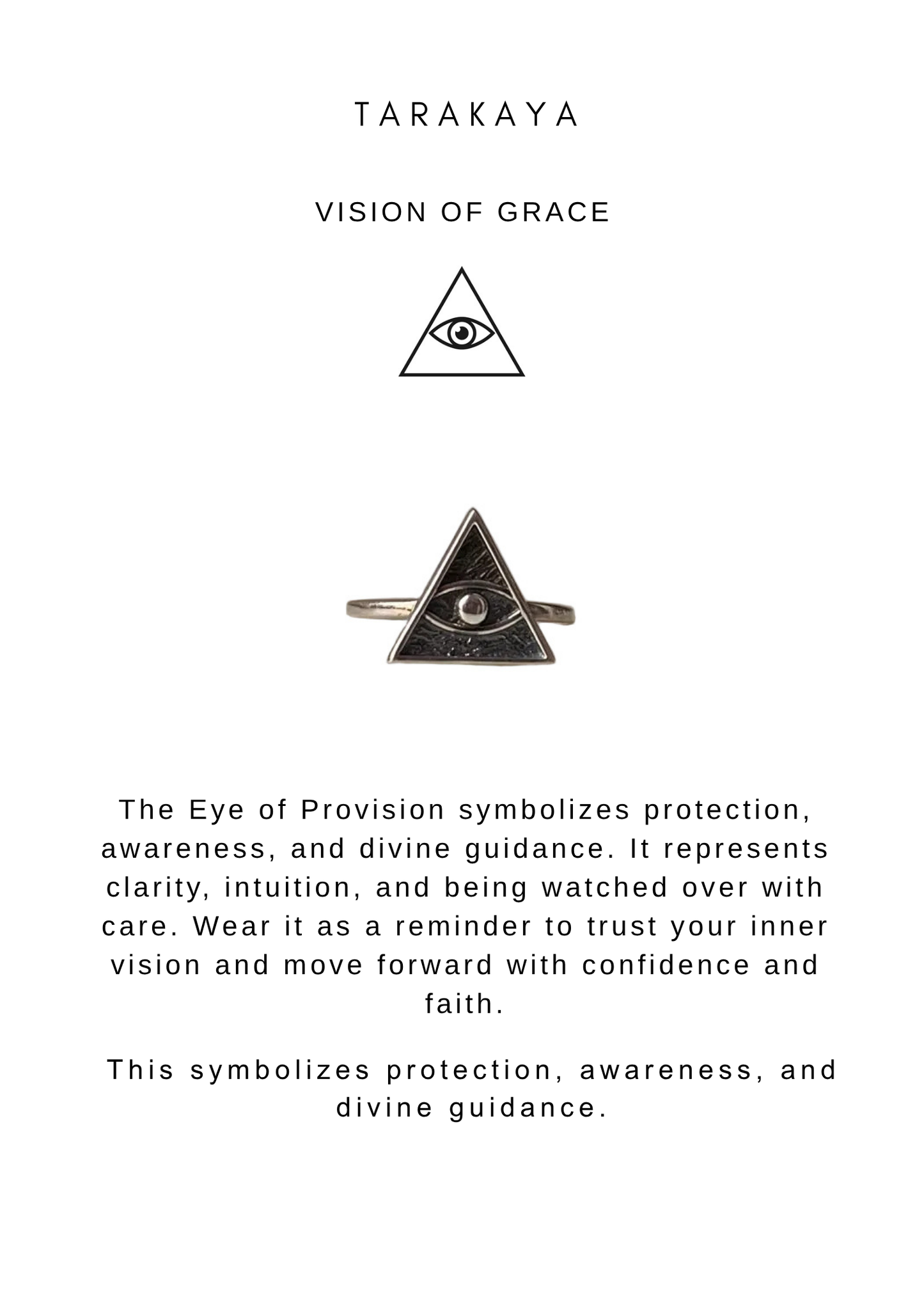 925 Sterling Silver Boho Eye Of Providence Ring
