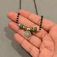 925 Sterling Silver Coin Kingsman Turquoise Hill Tribe-Handcrafted One of a Kind Boho Style Mangalsutra