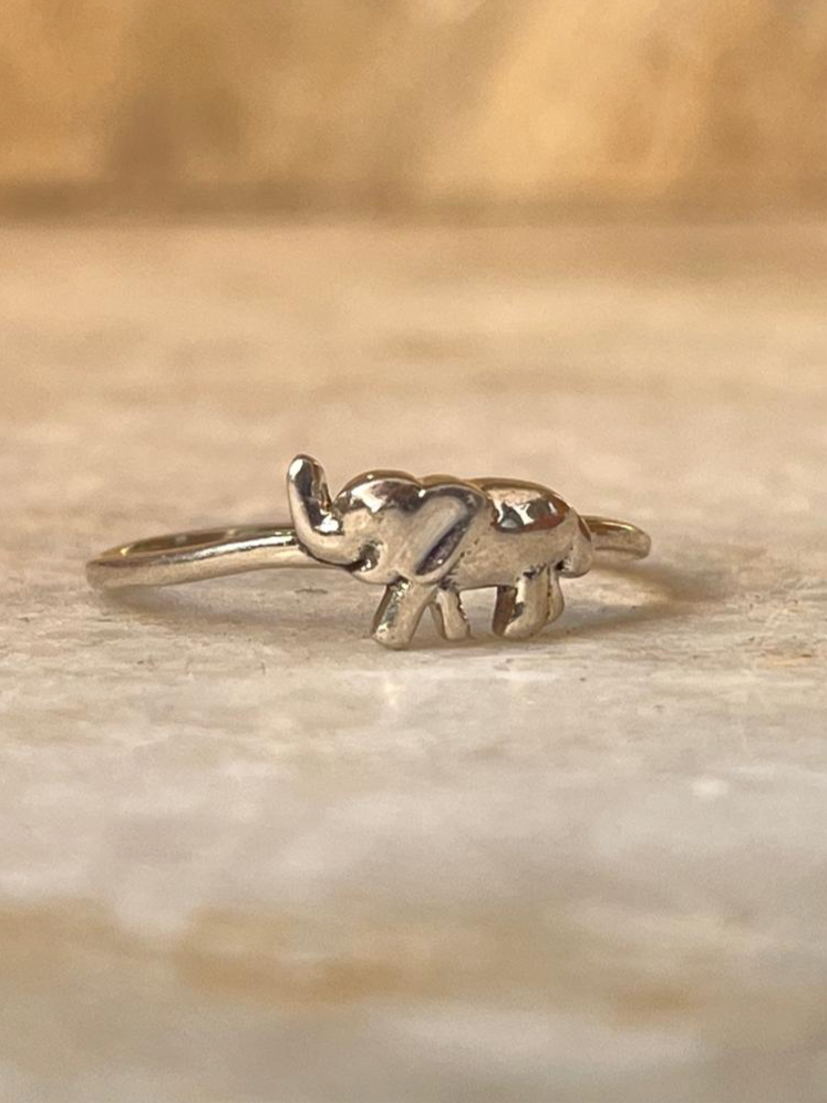 Elephant/ Haathi 925 Sterling Silver Ring