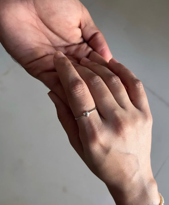 Small Heart 925 Sterling Silver Ring