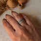925 Sterling Silver Bohemian Hill Tribe Handcrafted Adjustable Ring