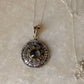 925 Sterling Silver Labradorite Mandala Boho Handcrafted Pendant