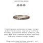 925 Sterling Silver Tribal Engraved Stackable Band Ring