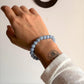 Angelite Natural Crystal Bracelet 8MM