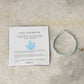 Natural Crystal Aquamarine 4mm Bracelet