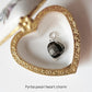 Pyrite Hearts Pearl 925 Sterling Silver Charm
