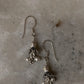 925 Sterling Silver Handcrafted Ghungroo , Rawa Charms ~Jhumki Handcrafted Hook Earrings