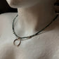 925 Sterling Silver Grandidierite Box Gradient, Star & Moon Handcrafted Necklace