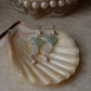 925 Sterling Silver Aquamarine Butterfly Moonstone Fresh Water Pearl Studs Earrings