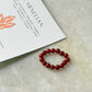 Natural Crystal Carnelian 4mm Stretchy Rings