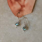 925 Sterling Silver Labradorite Rawa Handcrafted Antique Style Hook Earrings