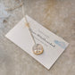 925 Sterling Silver Mother of Pearl Full Moon Face Carved Handcrafted Necklace