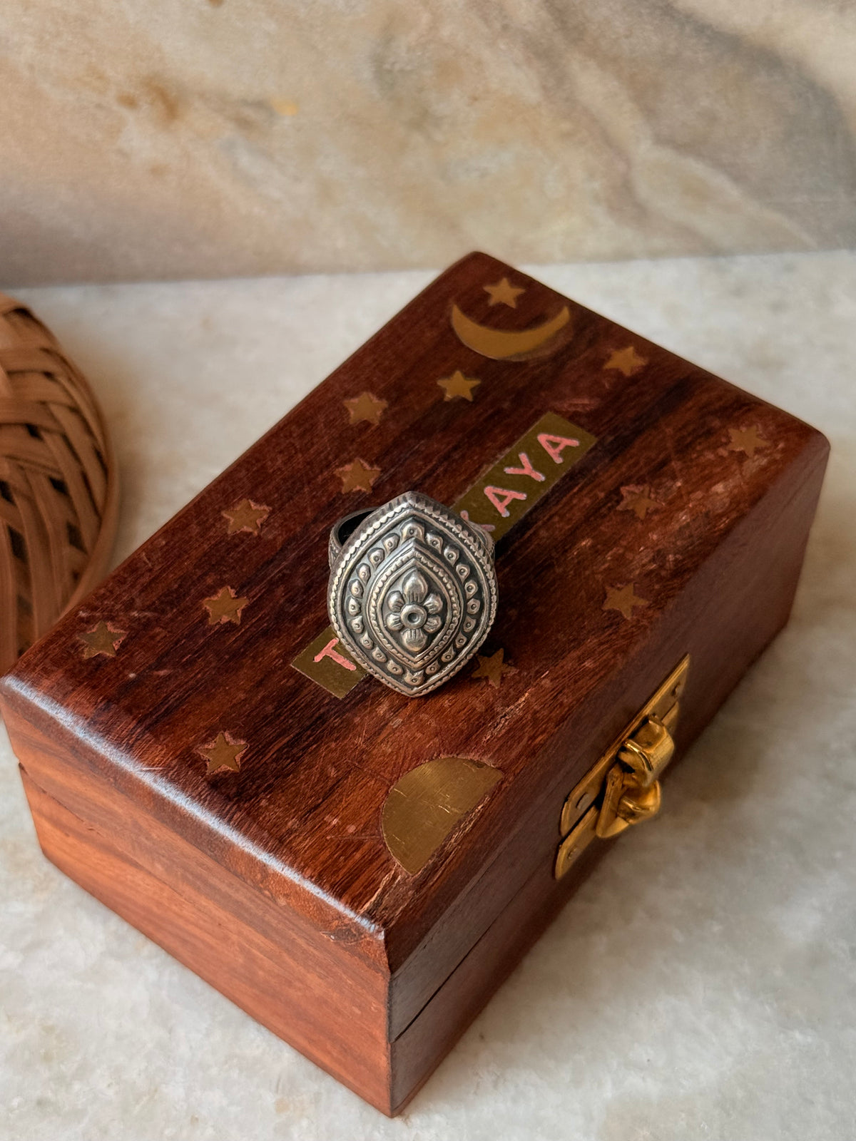 925 Sterling Silver Antique Adjustable Handcrafted Ring