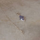 925 Sterling Silver Tanzanite leaf Flower Statement Pendant