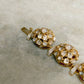 Handmade 925 Sterling Silver Gold Plated Pink Kundan Polki Bracelet for Women