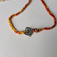 925 Sterling Silver Rustic Hammered Spiral Reusable as Pendant Handcrafted Rakhi