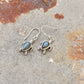 925 Sterling Silver Labradorite Turtle Earrings